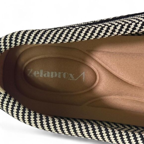 Zelaprox Black & White Mesh Loafers for Women, NEW IN BOX! Size EU 44 - Picture 5 of 11